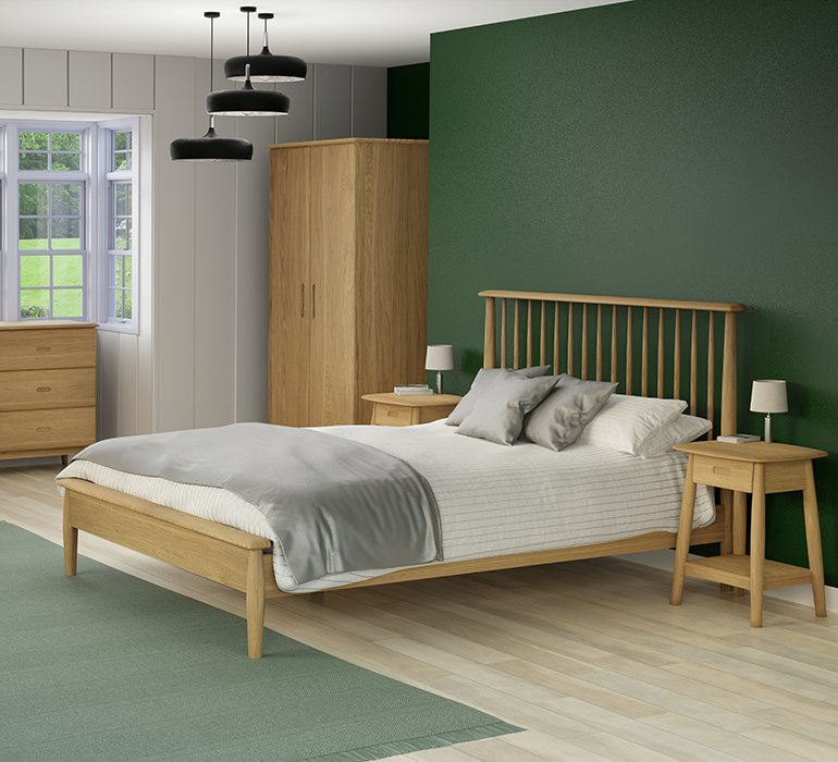 <p>Inspired by traditional Swedish farmhouse furniture, the Malmo collection beautifully captures the timeless essence of Nordic design. Crafted from solid oak and finished with a durable protective lacquer, each piece showcases the natural beauty of the wood, with its warm tones and distinctive knotty grain.</p>
